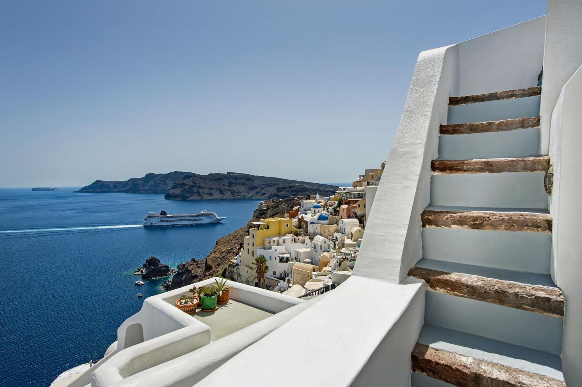 Villa Calliope Aegean Views Ía Kültér fotó