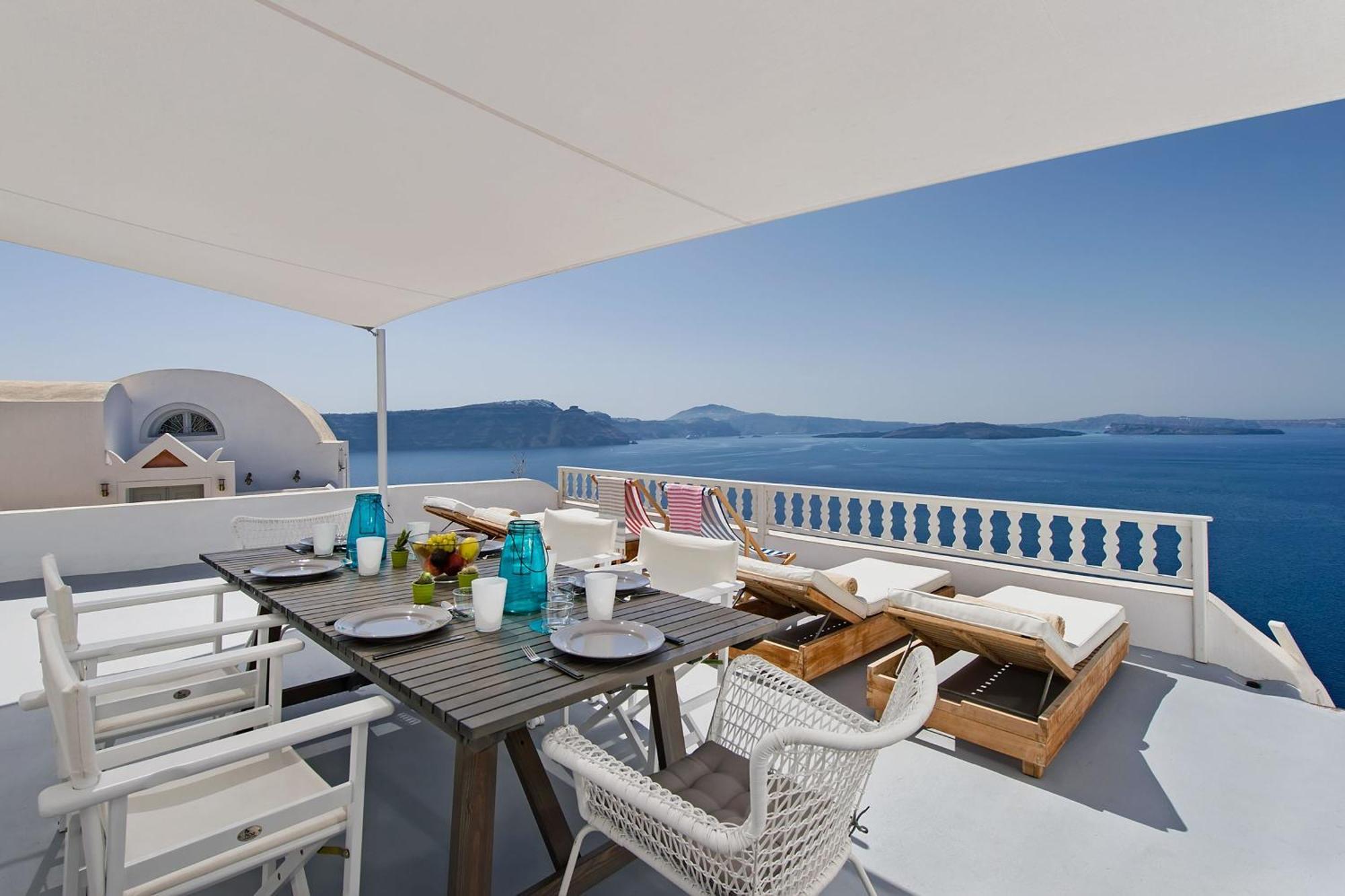 Villa Calliope Aegean Views Ía Kültér fotó